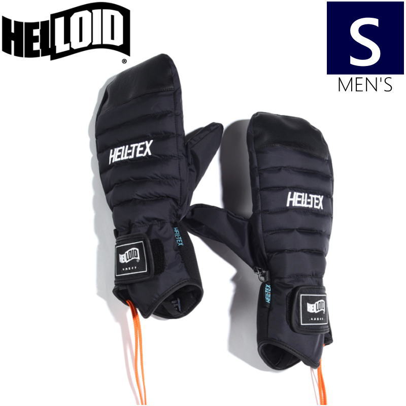 22 23 Helloid 22hel 02 Snow Mitten Glove ｶﾗｰ Black Sｻｲｽﾞ ヘルロイド スノー ミトン グローブ スキー スノーボード メンズ 手袋 防寒 防水 日本正規品 96 以上節約