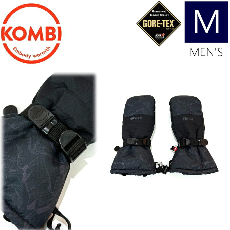 ◎24-25 25 KOMBI FRONTIER MEN\u0027S MITT ｶﾗｰ:ASPHALT SLOPES  M大きさ 二人組 辺境  スキーの板 スノーボード  メンズ GORE-TEX ゴアテックス グローブ 防寒 雨合羽日本置き目品