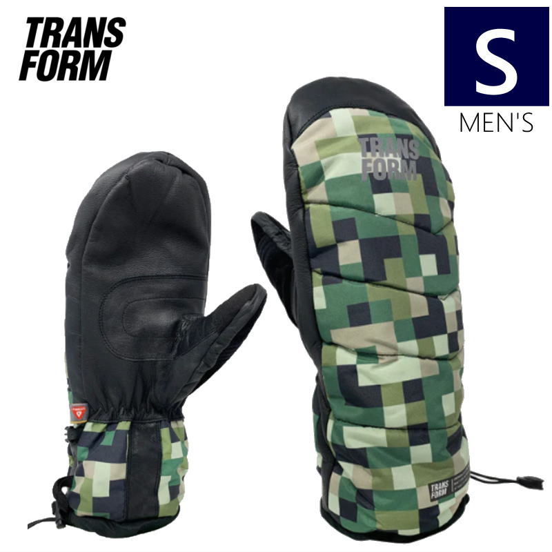 【即納】 ○22-23 TRANS FORM THE UMP MITTEN ｶﾗｰ:DIGITL CAMO Sｻｲｽﾞ トランス状態質問用紙 ミトン 地球儀 スキーの板 スノーボード メンズ グローブ 防寒 雨合羽 型挙げ句の果て 日本置き目品