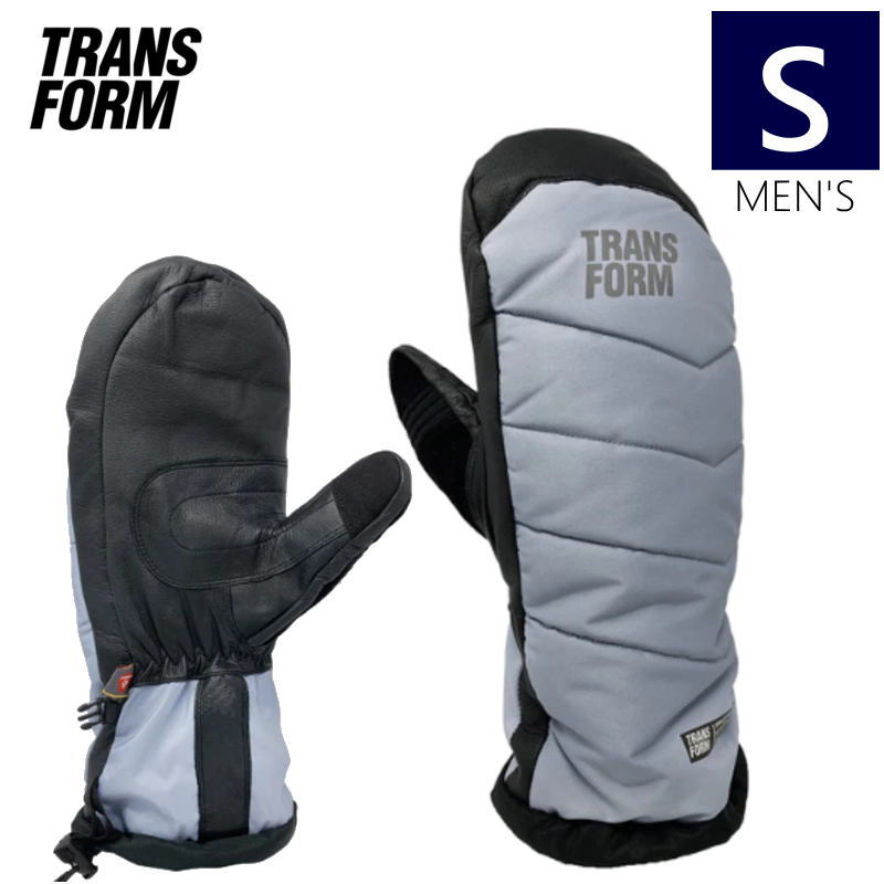 【即納】 ○22-23 TRANS FORM THE UMP MITTEN ｶﾗｰ:GRAY Sｻｲｽﾞ トランス状態質問用紙 ミトン 地球儀 スキーの板 スノーボード メンズ グローブ 防寒 雨合羽 型挙げ句の果て 日本置き目品