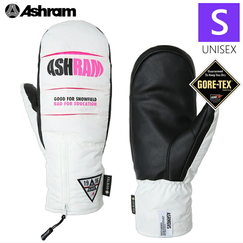 ★25-26 Sｻｲｽﾞ 26 Ashram ARMA ｶﾗｰ:WHITE ﾕﾆｾｯｸｽ Sｻｲｽﾞ アシュラム アルマ スキー スノーボード レディース　GORE-TEX ゴアテックス 内側五本指 手袋 防寒 防水日本正規品｜Snowboard＆Ski オフワン国道16号