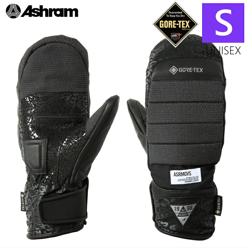 ★25-26 Sサイズ 26 Ashram POD カラー:BLACK ユニセックス Sサイズ アシュラム ポッド スキー スノーボード レディース GORE-TEX ゴアテックス 内側五本指 手袋 防寒 防水日本正規品|Snowboard&Ski オフワン国道16号