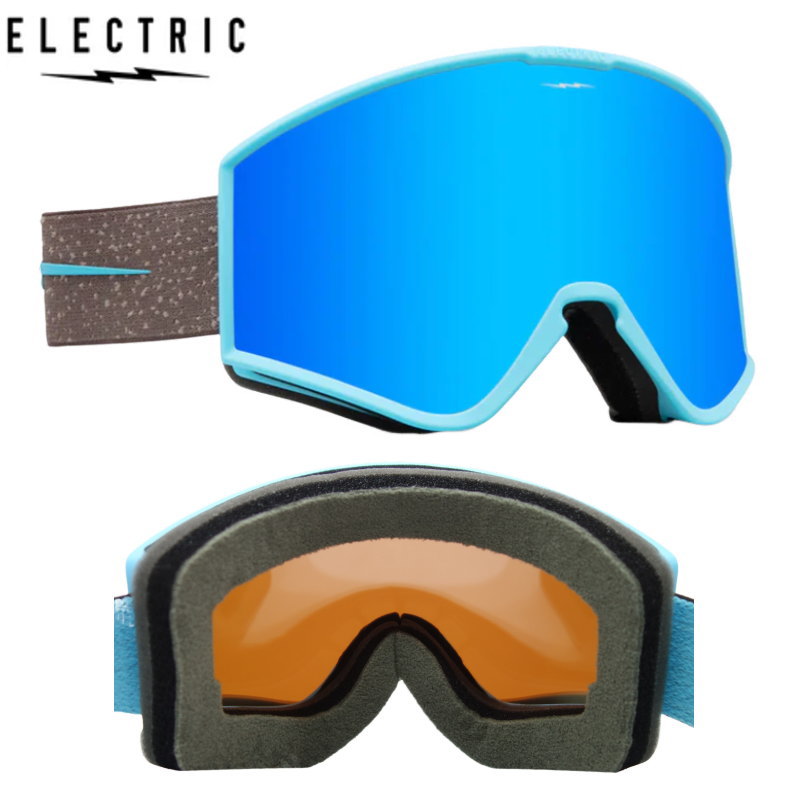ELECTRIC KLEVELAND ｶﾗｰ:DELPHI SPECKLE ﾚﾝｽﾞ:BLUE CHROME CONTRASTエレクトリック クリーブランド ハイコントラストレンズ 旧モデル 日本正規品｜Snowboard＆Ski オフワン国道16号