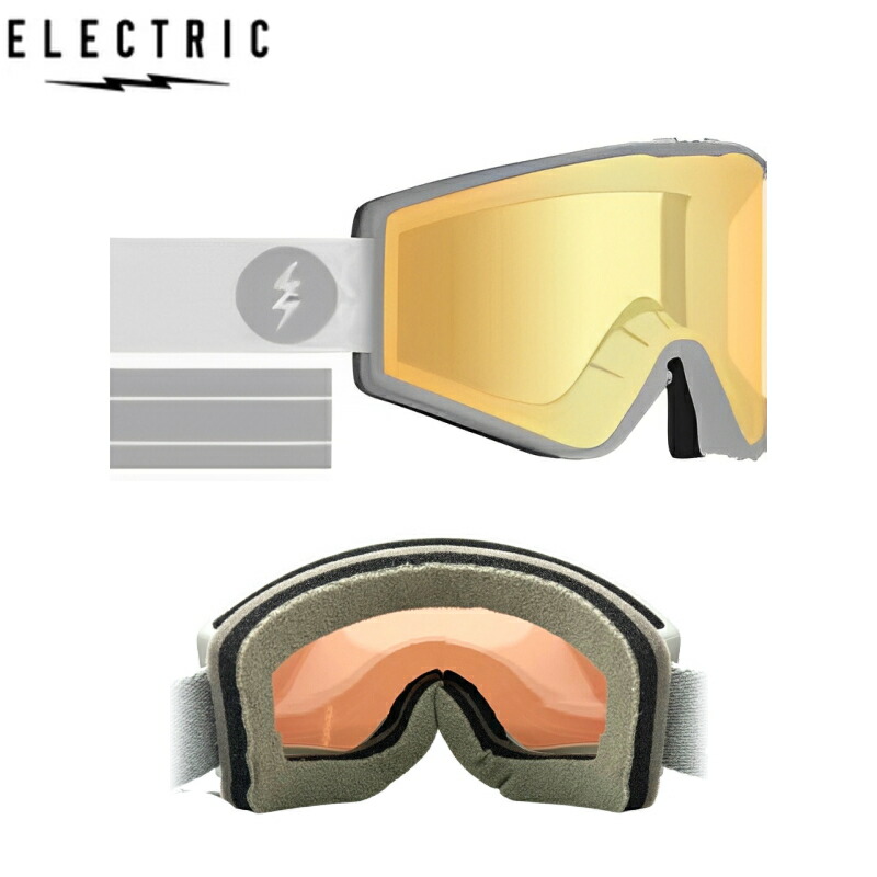 ELECTRIC EK1 ｶﾗｰ:FLOOD SMOKE ﾚﾝｽﾞ:GOLD CHROME  CONTRASTエレクトリック イーケーワン ハイコントラストレンズ 日本置き目品