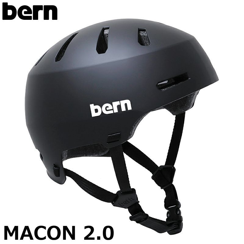 【即納】 BERN MACON 2.0 ｶﾗｰ:MATTE BLACK ヘルメット 頭部 保護 プロテクター ユニセックス メンズ レディース スノーボード スキー オフのスケートや自転車にも 8,239円