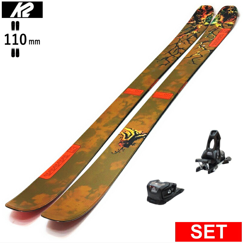 K2 RECKONER 110+ATTACK 11LYT ケーツー 25モデル スキー板セット オールマウンテン パウダー