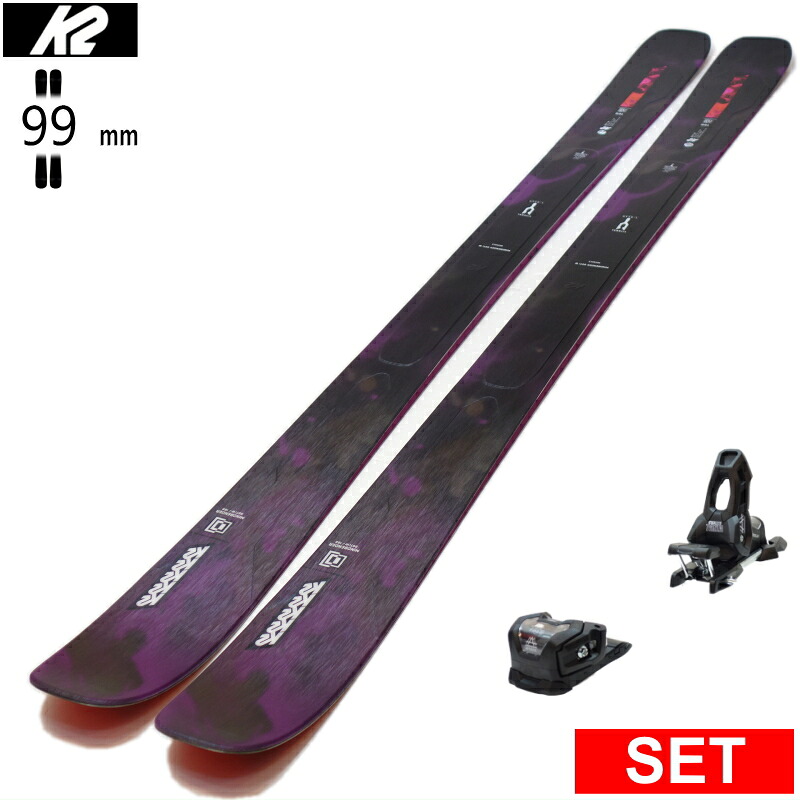 [センター幅99mm 166cm]K2 MINDBENDER 99TI W+ATTACK 11LYT ケーツー 26モデルスキー板セット フリースキー｜Snowboard＆Ski オフワン国道16号