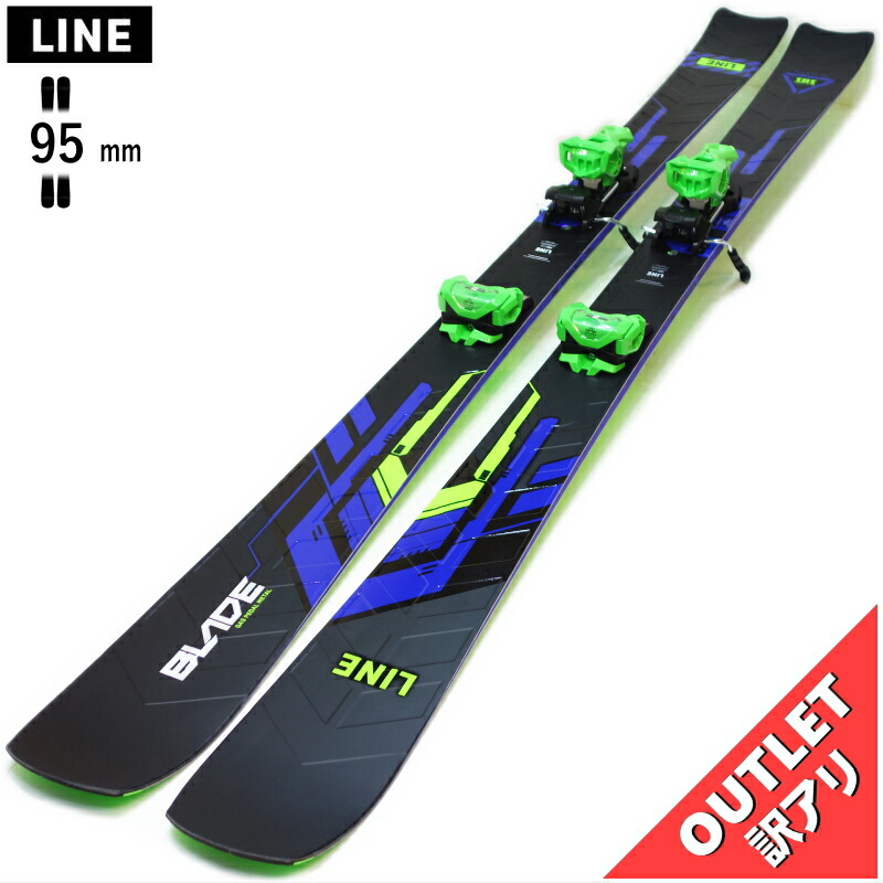 LINE blade スキー 板 ビンディング付き 楽天市場】[センター幅96mm 163cm]LINE BLADE OPTIC 96+GRIFFON
