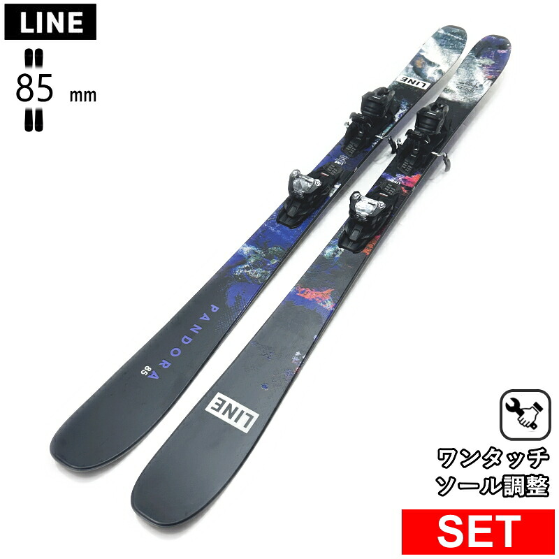[真っただ中幅85粍 161珊]LINE PANDORA 85+SQUIRE 10 QUIKCLICK 伝達ルート 型挙げ句の果て旧ひな形スキーの板板書き割り 無償性スキーの板