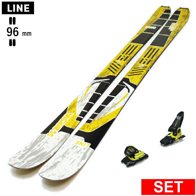 STREULE ファンスキー 楽天市場】[センター幅96mm 160cm|166cm|172cm|178cm]LINE VISION 96+