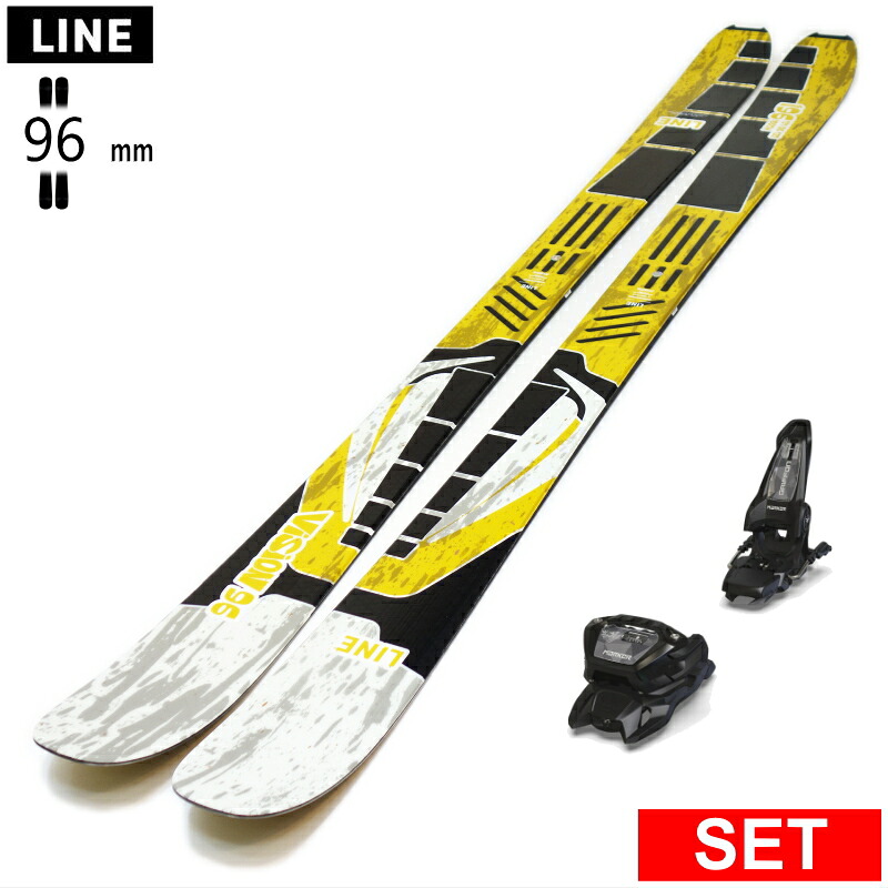 [センター幅96mm 166cm|172cm]LINE VISION 96+GRIFFON 13 ライン 26モデルスキー板セット セミファットスキー フリースキー｜Snowboard＆Ski オフワン国道16号