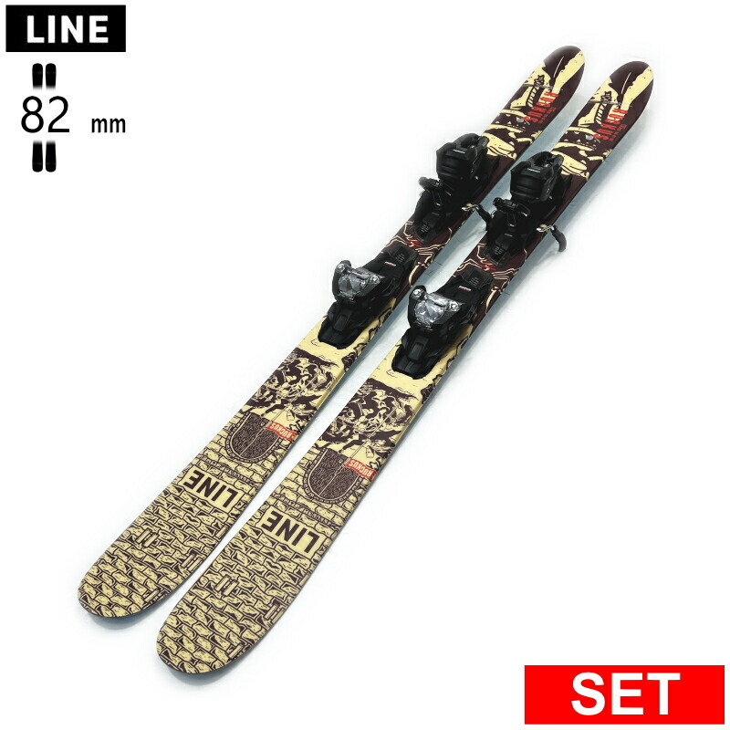 [真っただ中幅82粍 135珊|145珊]LINE RUCKUS QUIKCLIK+SQUIRE 10 QC 伝達ルート 26モデルジュニアスキーセット ツインチップスキー 無償性スキーの板 無償性表現スタイルスキーの板