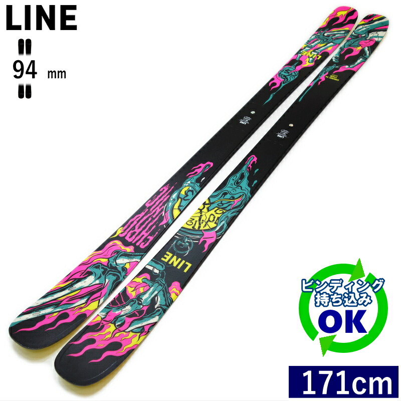 楽天市場】LINE CHRONIC 94[164cm/94mm幅] 23-24 ライン クロニック フリースキー オールラウンド ツインチップ 板単体  日本正規品 【持込取付可】 : Snowboard＆Ski オフワン国道16号