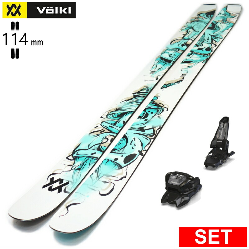 [真っただ中幅114粍 177糎|184糎]VOLKL REVOLT 114+GRIFFON 13 フォルクル 型挙げ句の果て旧模範例スキーの板板仕掛ける オール牟礼 黒色火薬 スポーツ・アウトドア-スキー用品