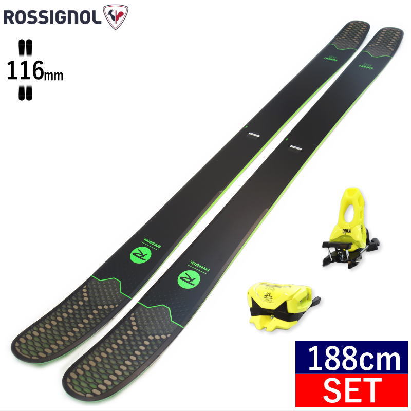 【楽天市場】【即納】 [188cm/116mm]型落ち ROSSIGNOL SUPER 7 HD ロシニョール スーパー7 フリースキー  オールマウンテン カービングスキー 板単体 旧モデル : Snowboard＆Ski オフワン国道16号