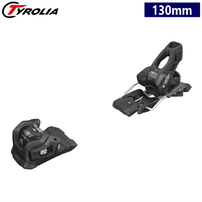 チロリア　アタック2  11 GW ブレーキ90 ブラック 2023 TYROLIA（チロリア）ATTACK 11 AT DEMO Solid Black/Black
