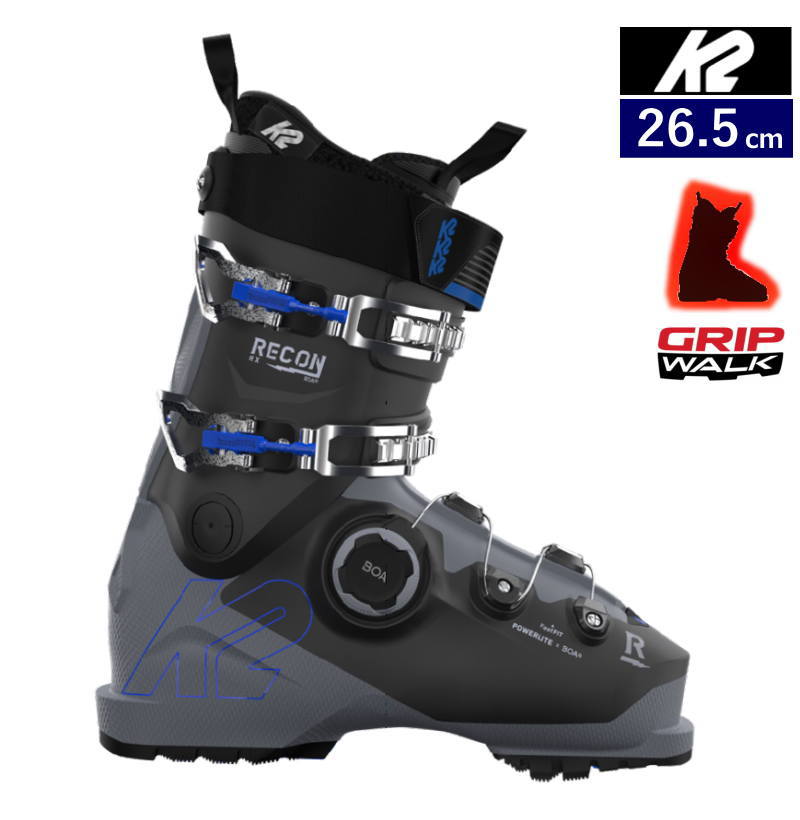 [26.5cm足幅100mm幅]25-26 K2 RECON RX BOA ケーツー リーコン メンズ スキーブーツ 2ピースブーツ 足幅ミディアム 日本正規品｜Snowboard＆Ski オフワン国道16号