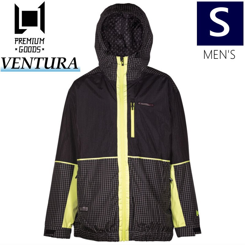 【即納】 ◇ Sサイズ L1 VENTURA JKT Black メンズ エルワン スノボウェア ベンチュラジャケット スノーボード スキー オーバーサイズ 型落ち 旧モデル JACKET 日本正規品