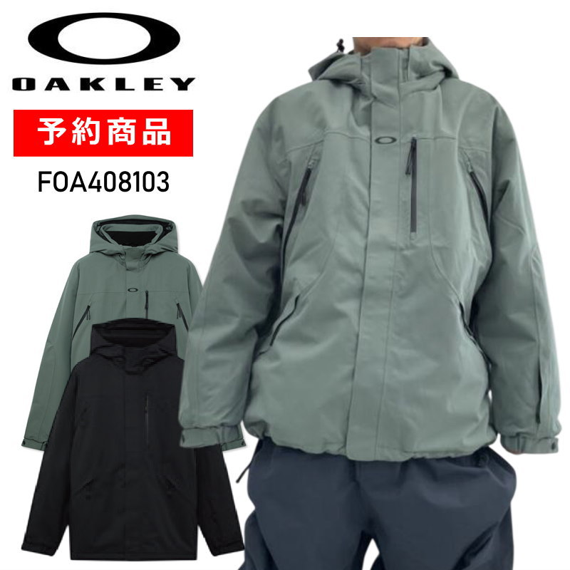 【早期取っておく商いもの】☆ 26-27 OAKLEY TC CHANNEL JACKET オーク材ロバート・エドワード・リー スノボウェア メンズ スノーボード上衣 オー粘土 JKT 日本置き目品