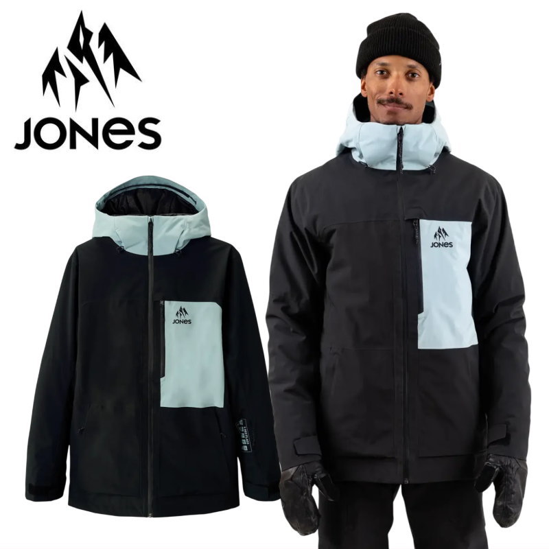 ★ 25-26 JONES MTN SURF RECYCLED INSULATED PARKA JACKET STEALTH BLACK ジョーンズ スノボウェアジャケット メンズ スノーボード JKT  日本定まり品
