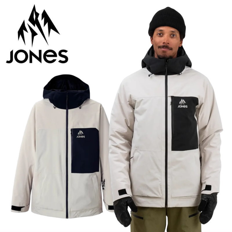 ★ 25-26 JONES MTN SURF RECYCLED INSULATED PARKA JACKET SMOKE GRAY ジョーンズ スノボウェアジャケット メンズ スノーボード JKT  日本決まり品 ウィンタースポーツ-スポーツ・アウトドア