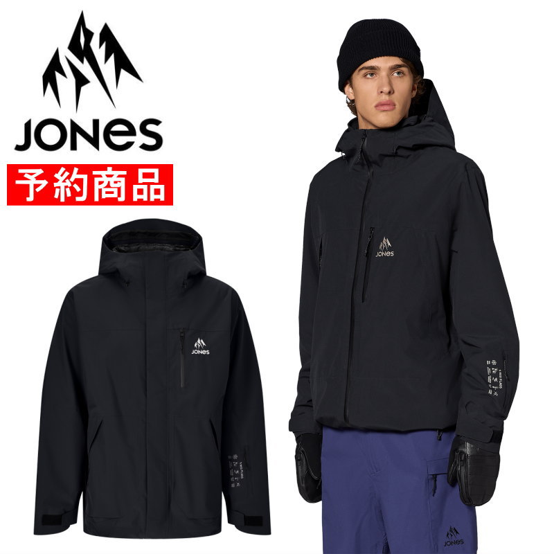 【早期取っておく商いもの】☆ 26-27 JONES MTN SURF JKT STEALTH BLACK ジョーンズ スノボウェア メンズ スノーボード 上衣 JKT 日本定まり品