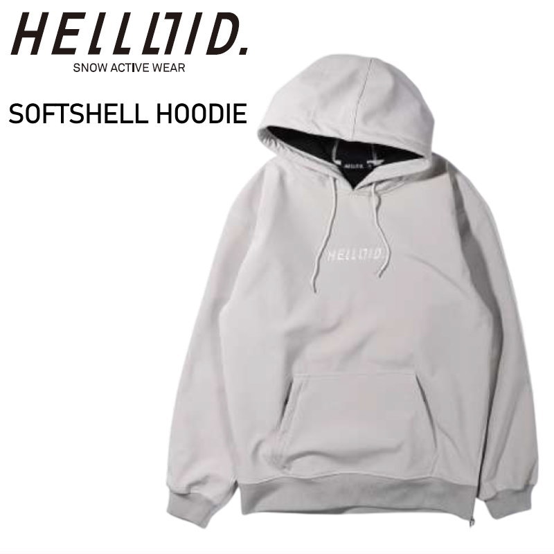 楽天市場】◎ HELLOID SOFTSHELL HOODIE BLACK ヘルロイド スノボ