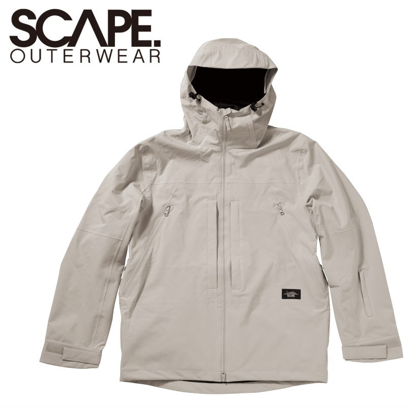 ★ 25-26 SCAPE POW JACKET ｶﾗｰ:SAND 逃げ失せる スノボウェア メンズ レディース ユニ一発やる スノーボード 上衣 JKT 型挙げ句の果て 旧模範例 日本置き目品