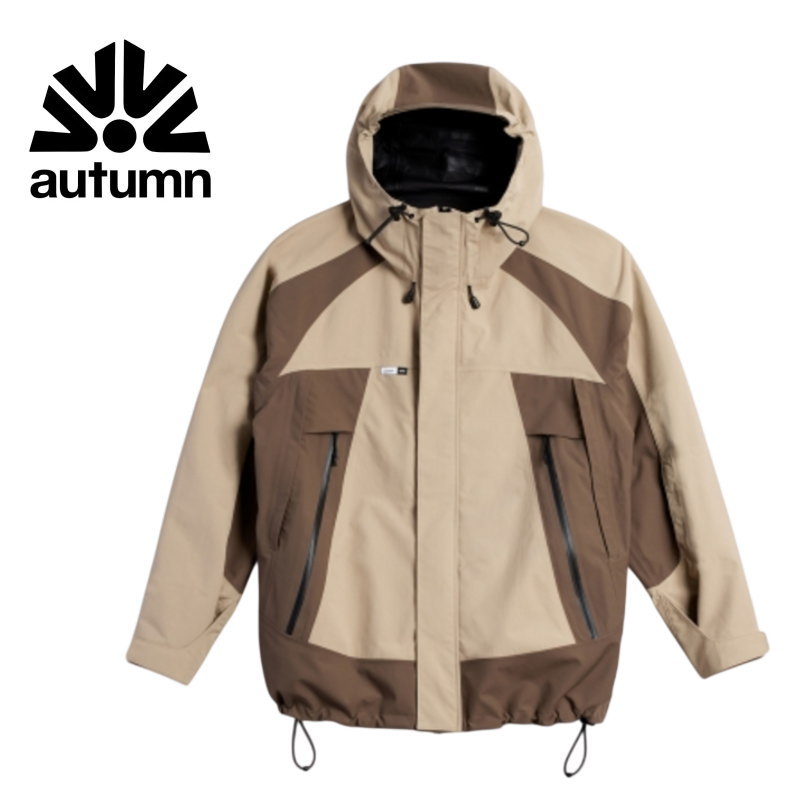 ★ 25-26 AUTUMN CREST 3L JACKET ｶﾗｰ:SAND 秋期 スノボウェア メンズ スノーボード 上衣 JKT 型挙げ句の果て 旧ひな形 日本定め事品