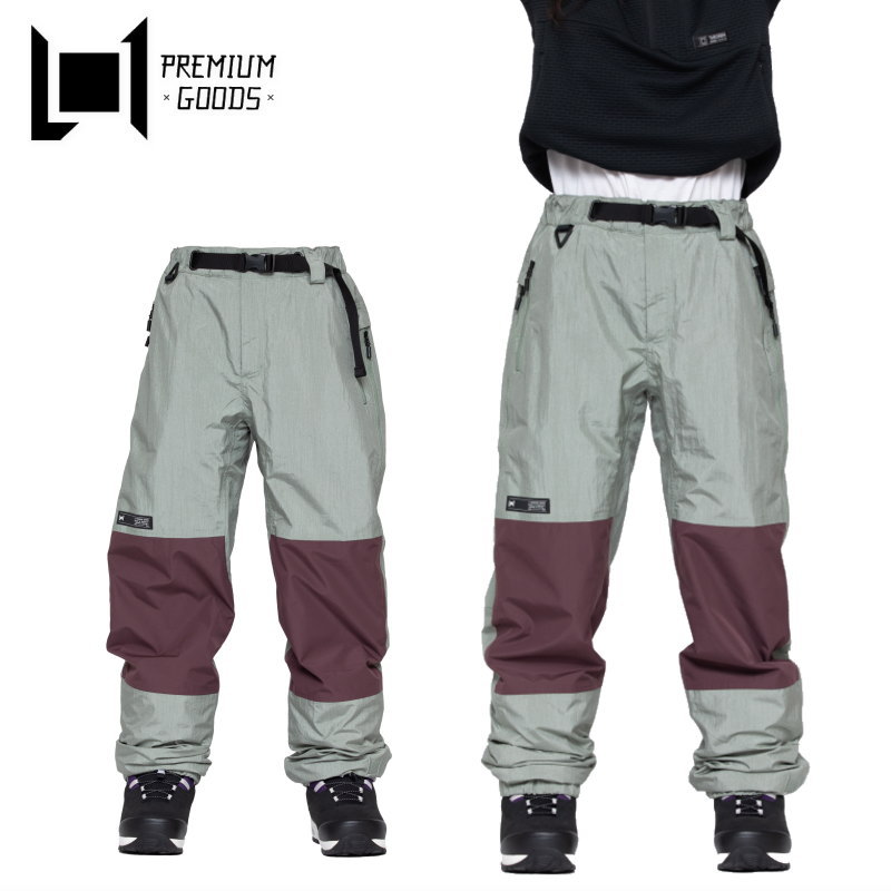 ● L1 VENTURA PNT SHADOW HUCKLEBERRY エルワン ベンチュラ パンツ PANT メンズ レディース ユニセックス スノーボード スキー スノボウェア オーバーサイズ 型落ち 旧モデル 日本正規品|Snowboard&Ski オフワン国道16号