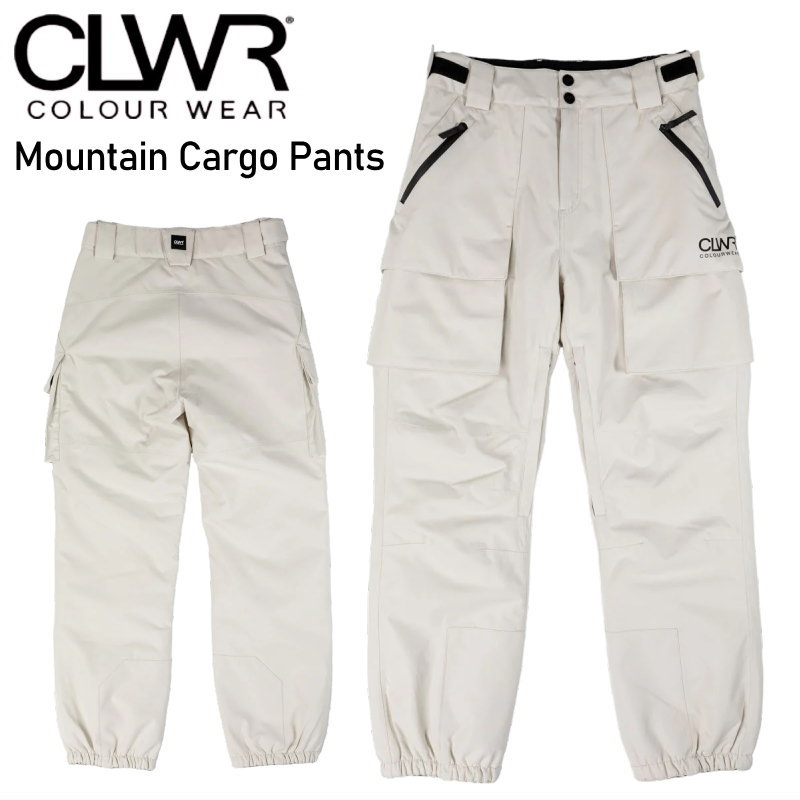 ◎ CLWR U Mountain Cargo PANTS OFF WHITE スノボウェア 色合い スノーボード スキーの板 マウンテンカーゴパンツ ユニ一発やる PNT 24-25 型挙げ句の果て 旧模範例 日本置き目品 2024-2025 メンズウェア-ロングパンツ-スポーツ・アウトドア