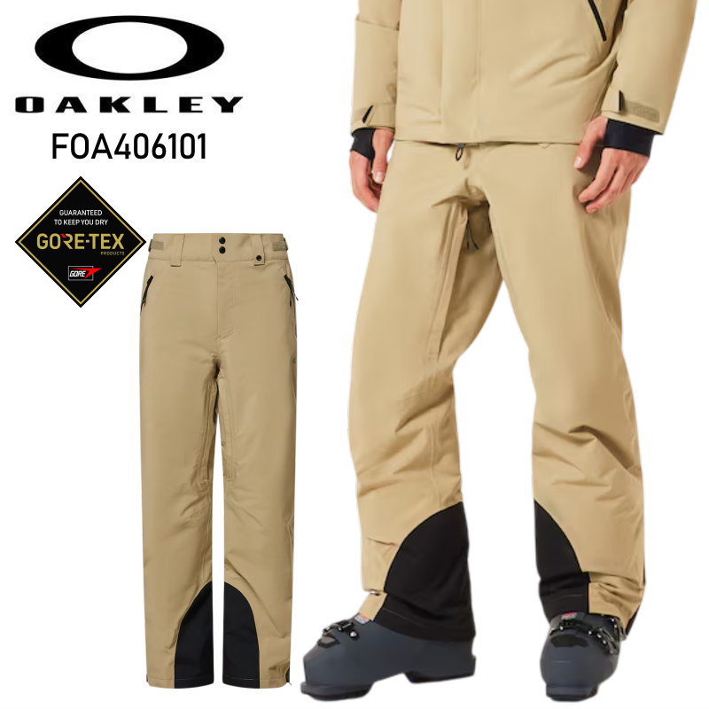 ★ OAKLEYSUB TEMP RC GORE-TEX 2.0 PANT ｶﾗｰ:PEBBLE オーク材ロバート・エドワード・リー スノボウェア メンズ スノーボードズボン下 ゴアテックス オー粘土 PNT 25-26 日本置き目品
