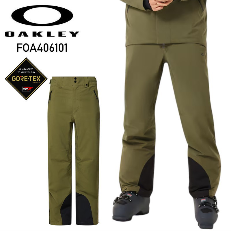★ OAKLEYSUB TEMP RC GORE-TEX 2.0 PANT ｶﾗｰ:ARMY GREEN オーク材ロバート・エドワード・リー スノボウェア メンズ スノーボードズボン下 ゴアテックス オー粘土 PNT 25-26 日本置き目品
