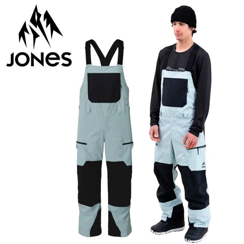 ★ 25-26 JONES M\u0027S MTN SURF RECYCLED BIB PANT ATLANTIC BLUE ジョーンズ スノボウェア メンズ スノーボード ビブパンツ PNT  日本定め事品