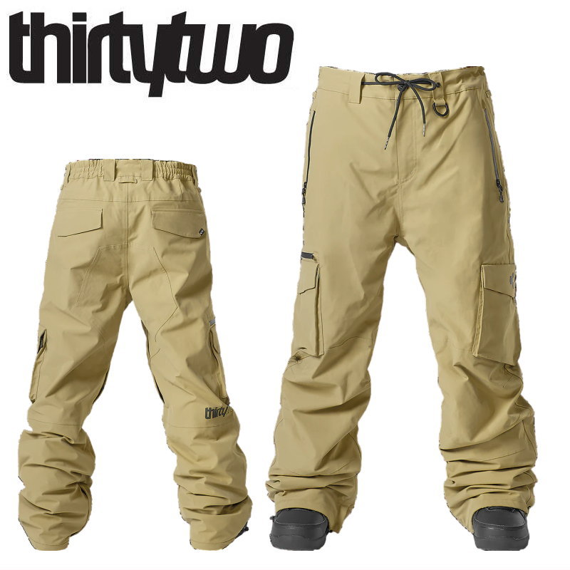 THIRTYTWO BLAHZAY CARGO PNT ｶﾗｰ:KHAKI 23-24 サーティツー パンツ PANT メンズ スノーボード スキー スノボウェア 型落ち 日本正規品 ●｜Snowboard＆Ski オフワン国道16号