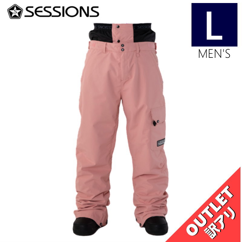 ▲ラスト1点 【アウトレット】23-24 SESSIONS SQUADRON STANDARD FIT PNT ｶﾗｰ:PINK Lｻｲｽﾞ セッションズ パンツ PANT メンズ スノーボード スキー スノボウェア 型落ち 日本正規品｜Snowboard＆Ski オフワン国道16号
