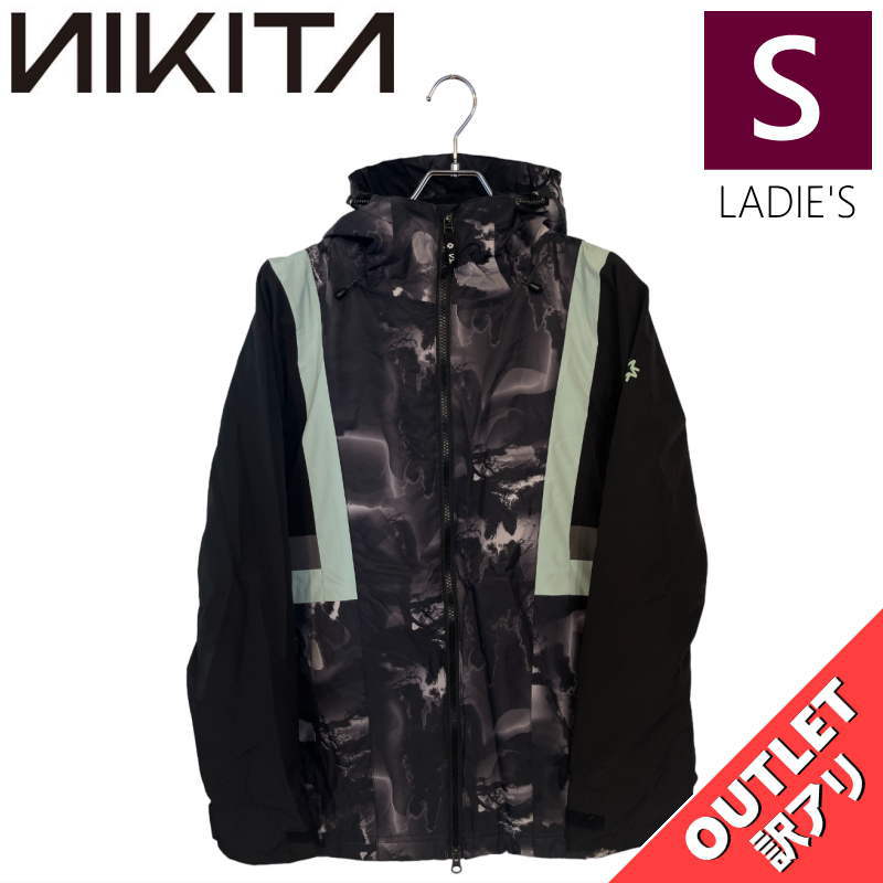 【OUTLET】 NIKITA BONSAI JKT BLACKOUT Sｻｲｽﾞ ニキータ ボンサイ ジャケット JACKET スノボウェア レディース スノーボード スキー シンプルスタイル 型落ち アウトレット 日本正規品 6,699円