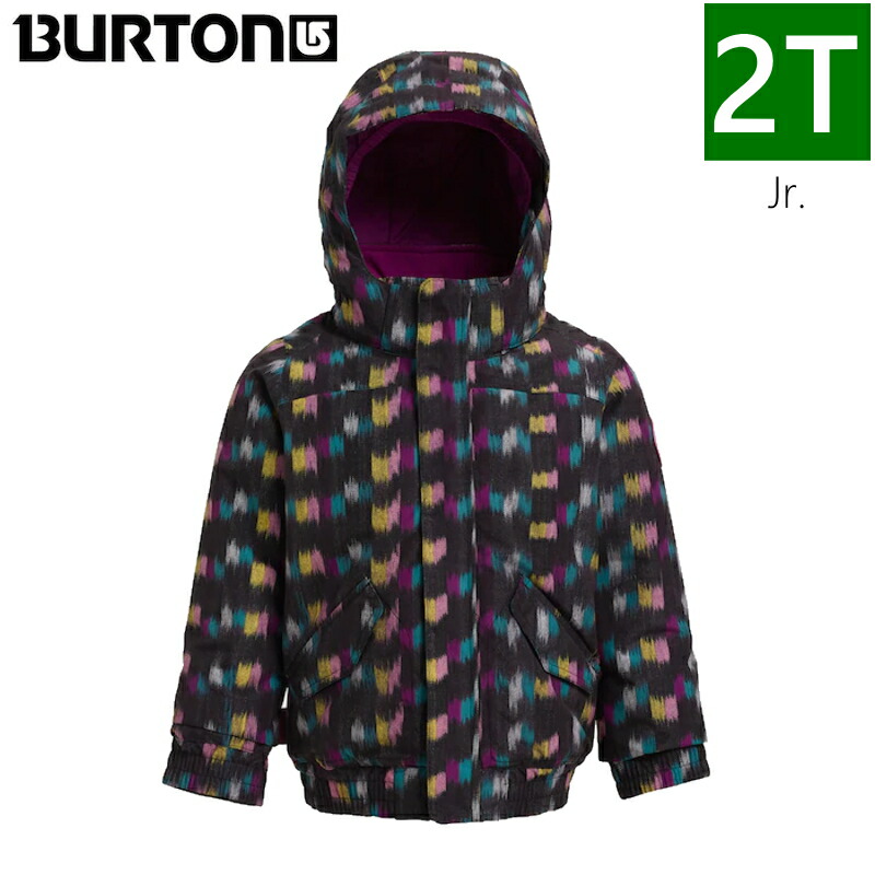 2tサイズ 19 Burton Girls Minishred Whiply Jkt カラー Eye Cat バートン キッズ ジュニア スノーボードウェア 子ども用 ジャケット 雪遊び Jacket 日本正規品 18 19 バートン 型落ち 旧モデル キッズウェア インサレーション 柄物は生地の裁断箇所に