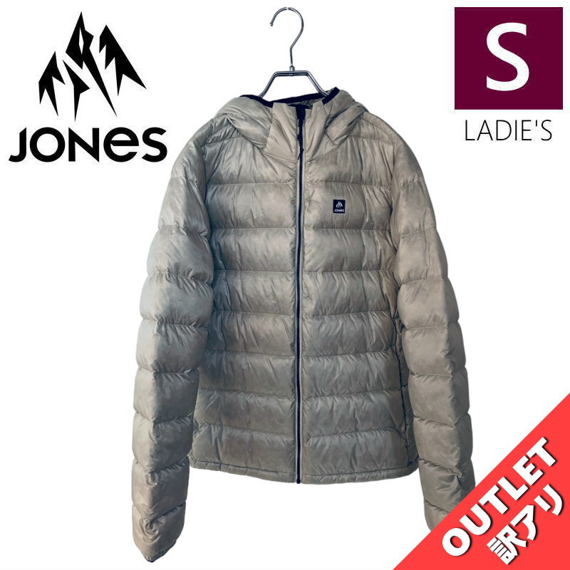 ▲ラスト1点 【OUTLET】 23-24 JONES RE-UP DOWN RECYCLED HOOD JKT カラー:MINERAL GRAY Sサイズ ジョーンズ ジャケット インナーダウン JACKET レディース スノーボード スキー スノボウェア 型落ち 日本正規品|Snowboard&Ski オフワン国道16号
