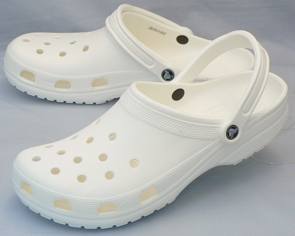 classic crocs white