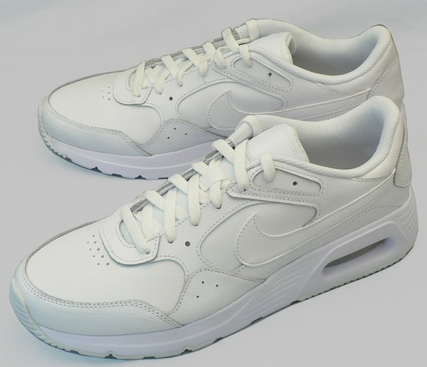 【ナイキ32糎】【貨物輸送込】大気圏マックスSC LEA：白×白(DH9636 101 AIR MAX SC LEA)：ビッグ大いさ：馬鹿でかい大いさ：スニーカー32糎