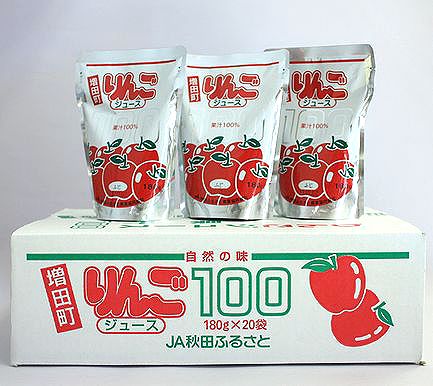 楽天市場】JA全農あきた秋田県産 のむりんご 20p : 秋田県物産振興会