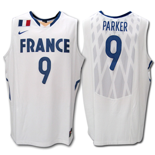 楽天市場 バスケ フランス代表 ホーム 白 9 トニー パーカー O K A フットボール