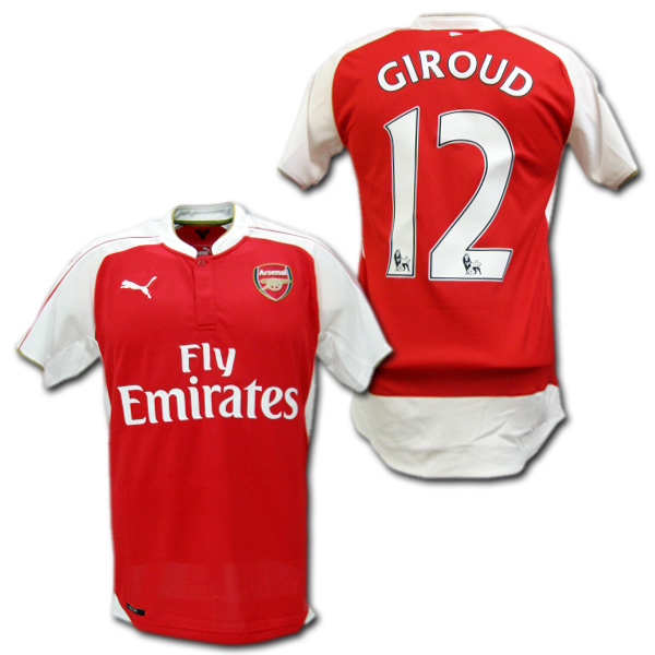 ぽっきりsale対象 アーセナル 15 16 ホーム 赤 12 Giroud オリヴィエ ジルー プーマ製 21福袋 Naupari Org