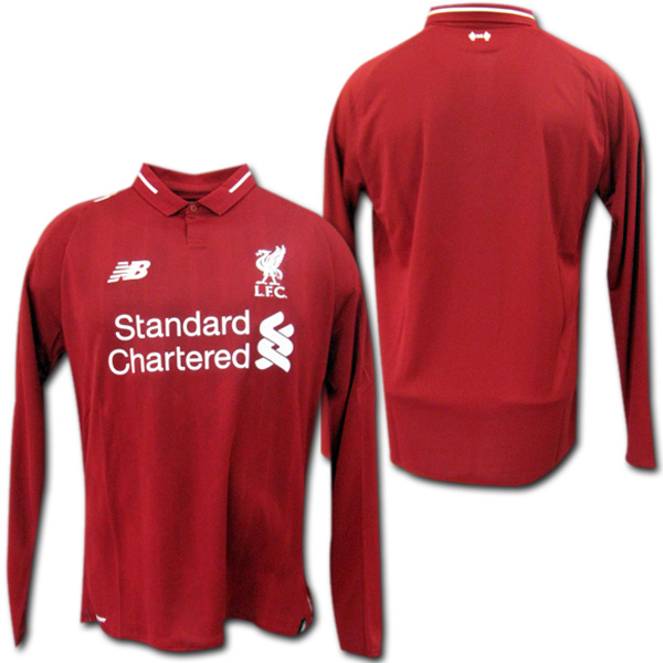 liverpool home kit 18 19 long sleeve