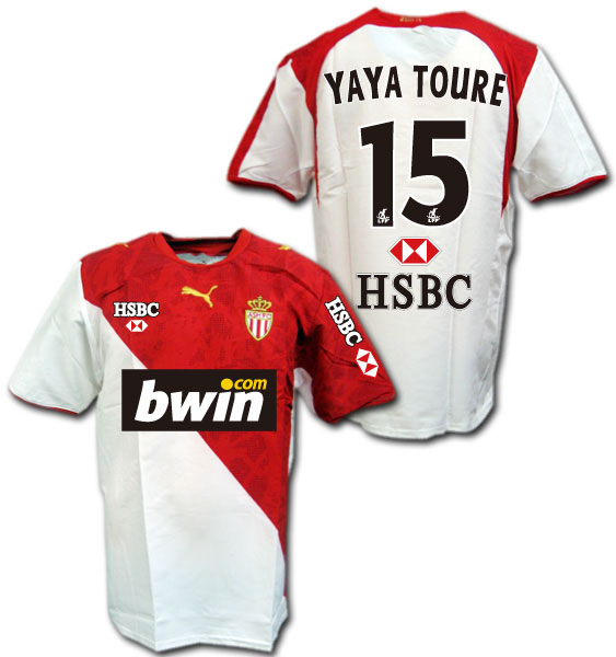 激安単価で ASモナコ 06 07 08 ホーム 赤 白 #15 YAYA TOURE ヤヤ トゥーレ オーストリッチ WHEEL COVER LIGHT TYPE 車輪カバー軽量(巾着タイプ) 1本入 NEW OSTRICH