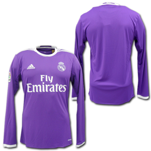 real madrid purple jersey long sleeve