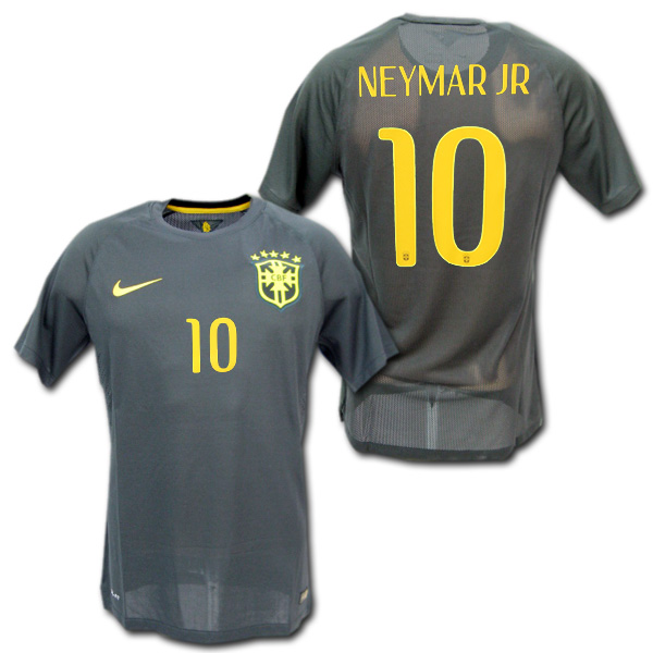 楽天市場 14 ブラジル代表 サード グレー 10 Neymar Jr ネイマール ナイキ製 O K A フットボール