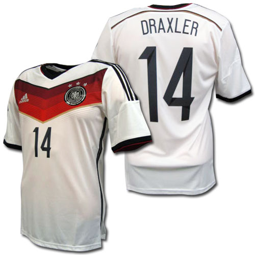 楽天市場 14 ドイツ代表 Home 白 14 Draxler ユリアン ドラクスラー ブラジルw杯 Adidas O K A フットボール
