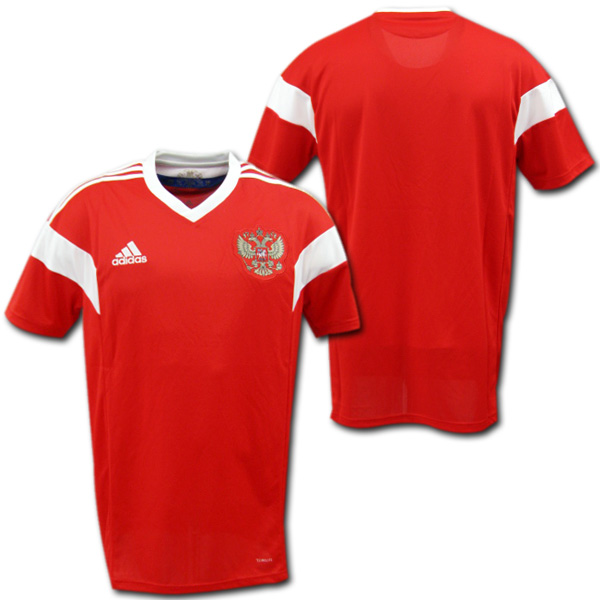 楽天市場 ネーム 送料無料 18 ロシア代表 ホーム 赤 Adidas O K A フットボール
